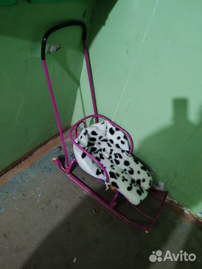Детские санки с колесами