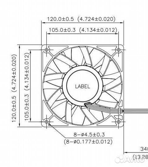 Фланец - переходник для asic и Шумобоксов