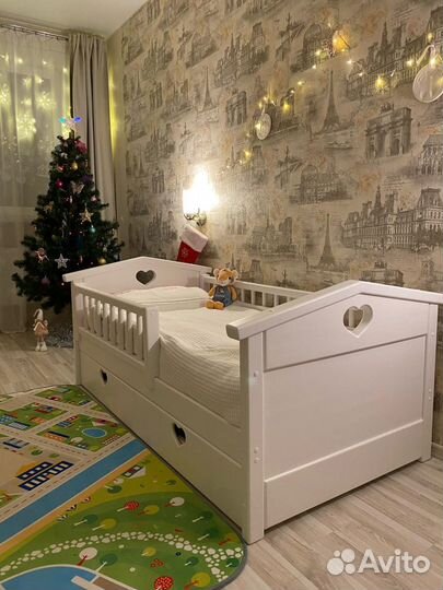 Кровать детская новая 160х80 с матрасом и ящиками