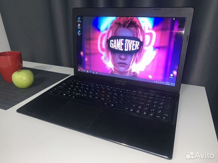 Хороший ноутбук Asus 8gb, HDD 500gb, SSD 120gb