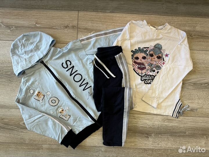 Детские вещи пакетом на девочку 122