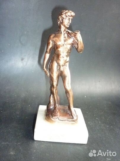 Статуэтка Давид (Микеланджело) бронза 17 см