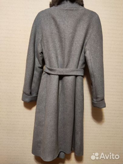 Пальто женское зимнее 46 48 с мехом