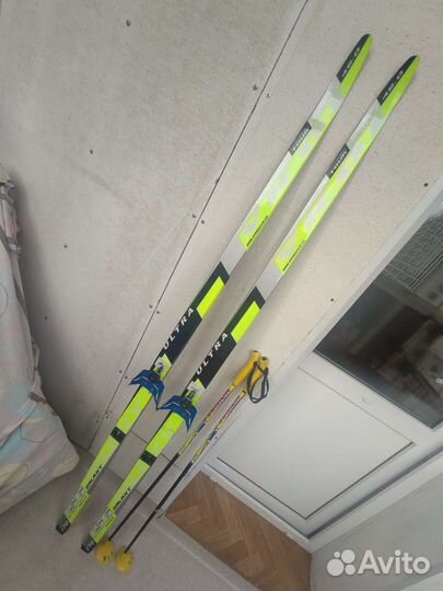 Беговые лыжи ISG Skol Galaxy 46.0 170 см (+ палки)