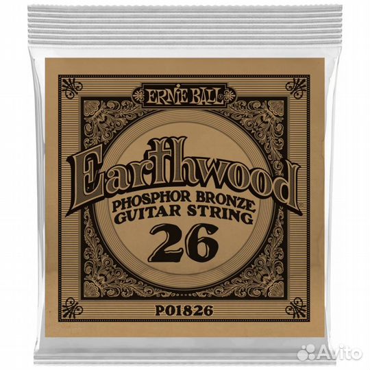 Ernie ball 1826 Earthwood Phosphor Bronze.026