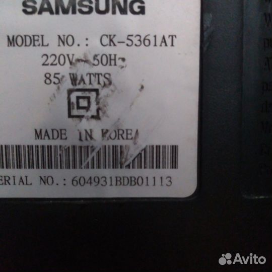 Телевизор Samsung на запчасти, платы от телевизора