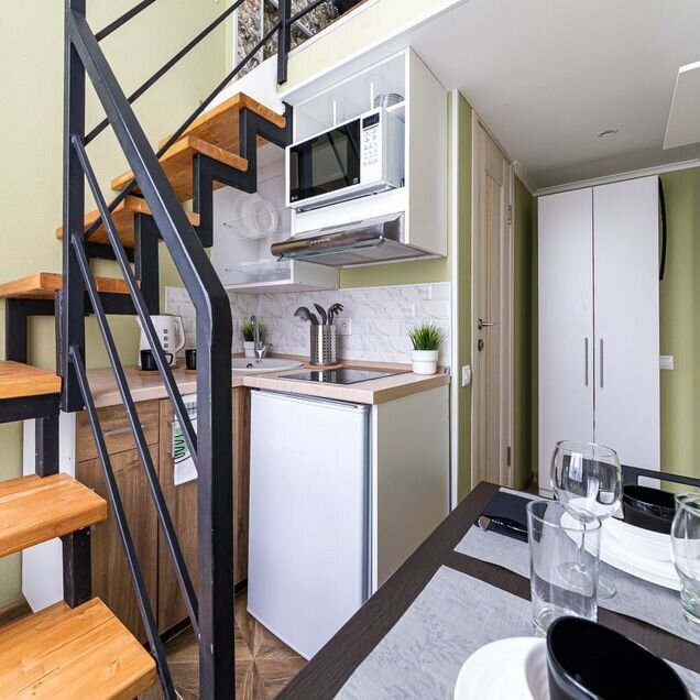 Квартира-студия, 12 м², 1 кровать