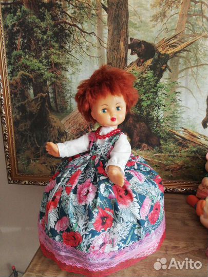 Кукла СССР чайница