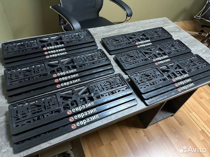 Номерная led рамка с вашим дизайном