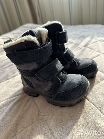 Сапоги зимние ecco 23