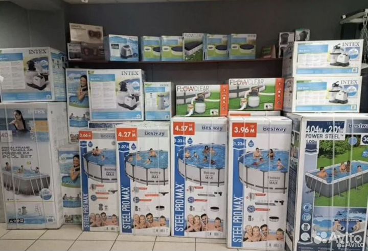 56438,Каркасный бассейн 457х122 см