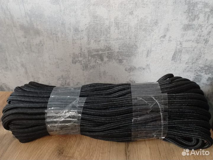 Верёвка высокопрочная с сердечником 8мм