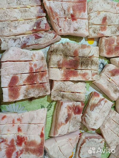 Сало соленое домашнее