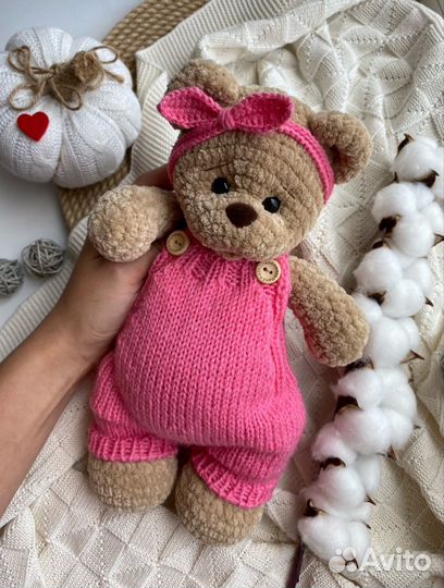 Плюшевый мишка ручной работы