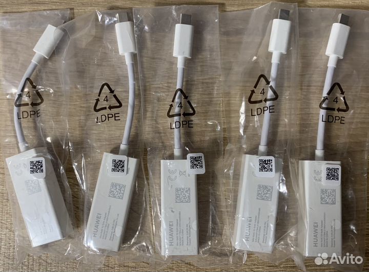 Оригинальный адаптер Huawei Mini RJ45 -USB-C