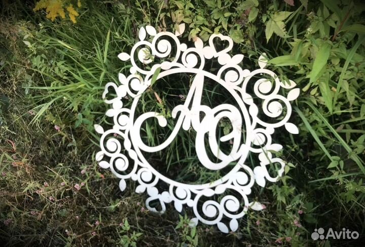 Монограмма на свадьбу (свадебный герб)