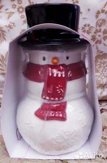 Снеговичок для соли и перца