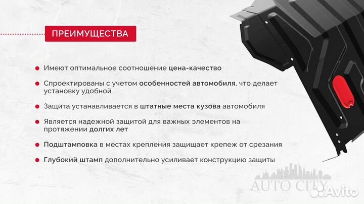 Защита картера двигателя и кпп для VW Passat B6 20