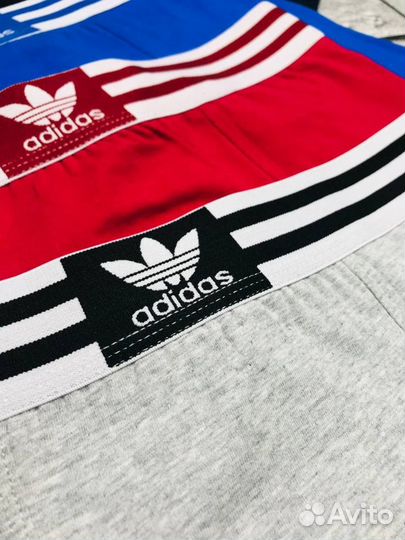 Adidas трусы мужские хлопок боксеры