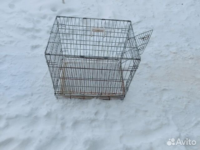 Клетка для собаки складная с поддоном