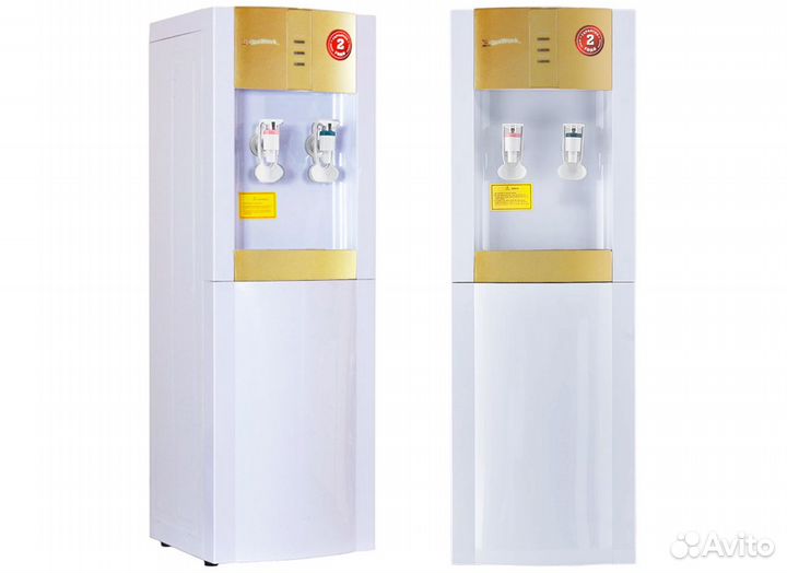 Кулер Aqua Work 16 LD/EN бело-золотой