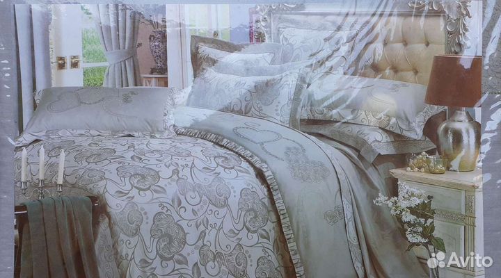 Белье постельное.Евро