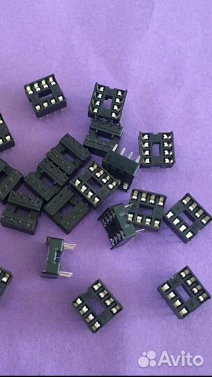 DIP8 разъем (панелька, кроватка, сокет, розетка)