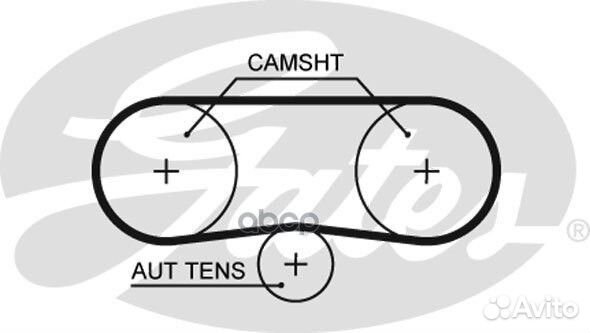 Ремень грм Audi A2 1.4, 1.6 00/ Seat Cordoba 1
