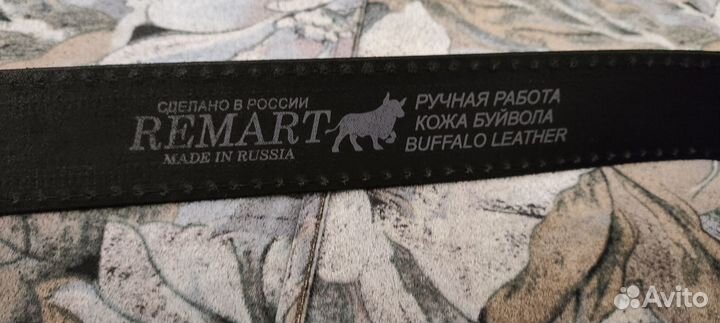 Мужской кожаный ремень