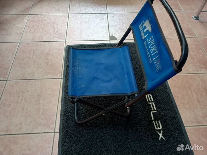 Стул складной со спинкой на рыбалку, дачу, пикник