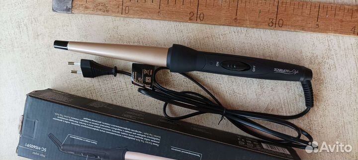 Плойка Scarlett конусная для волос новая