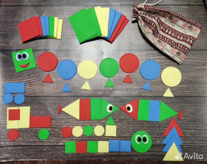 Развивающая игра из фетра