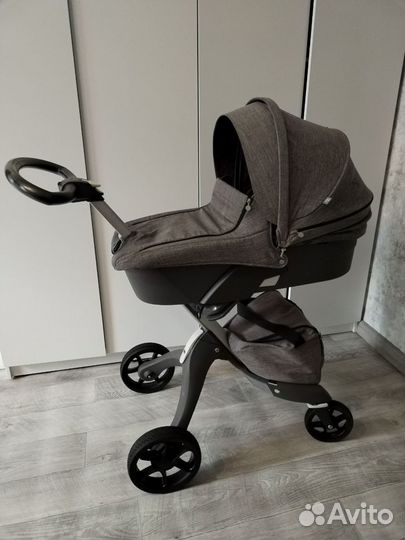 Коляска stokke xplory V5 2в1 Чёрный меланж