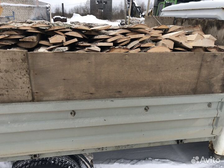 Дрова из горбыля береза