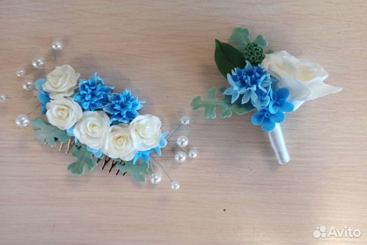 Заколки в прическу на свадьбу, выпускной