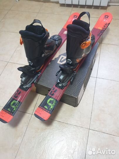 Горные лыжи детские 90 комплект