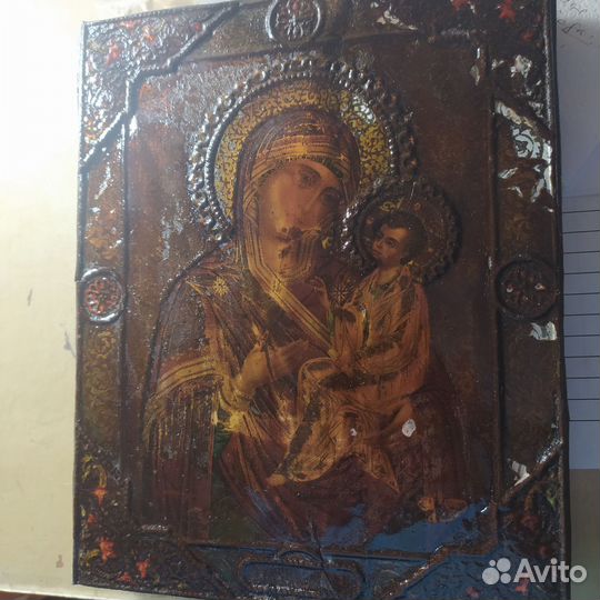 Старинные иконы Казанская 19в