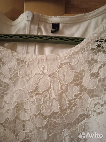 Блузка гипюровая нарядная для девочки, размер Xs
