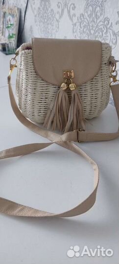 Сумка женская через плечо белая