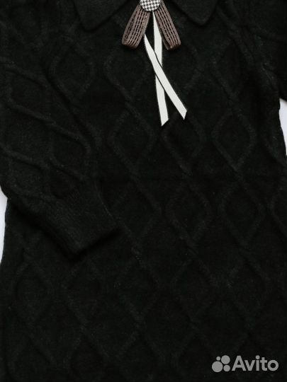 Шерстяное платье туника