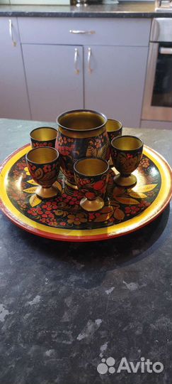 Наборы хохлома посуда