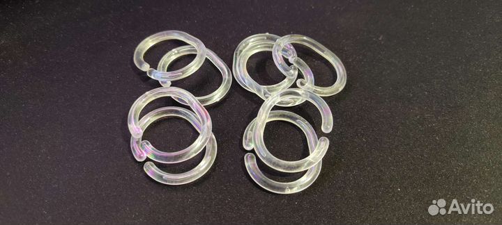 Кольца для шторы в ванную