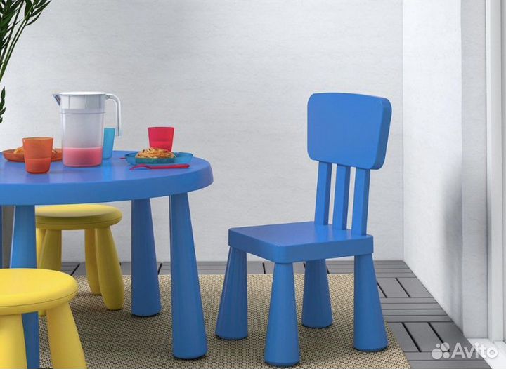 Детский стул IKEA маммут новый