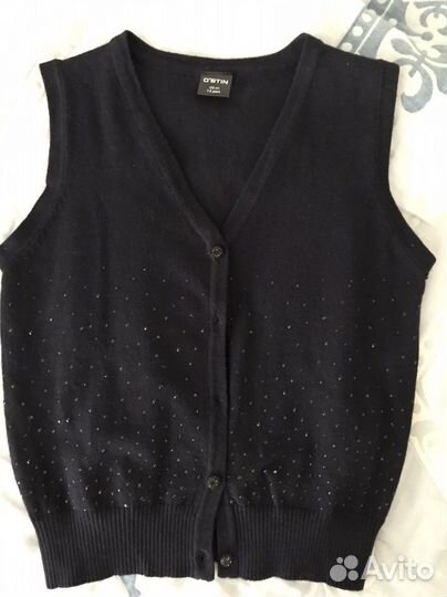 Школьная форма Блузка с длинным и коротким рукавом