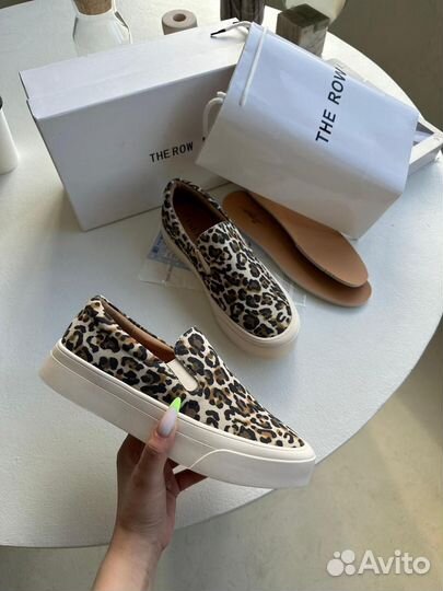 Слипоны натуральная кожа The row