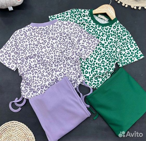 Летний костюм для девочки двойка