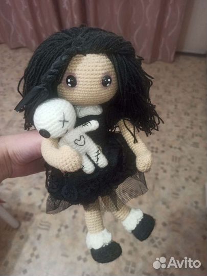 Кукла вязаная авторская