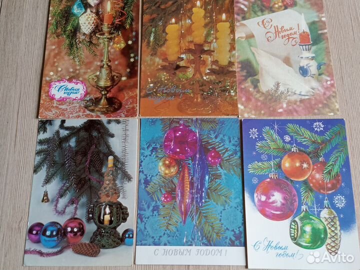 Открытки с новым годом СССР