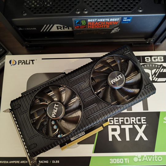 Видеокарта Palit RTX 3060 Ti 8 Гб
