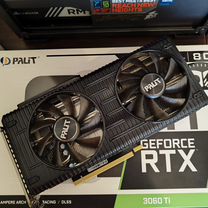 Видеокарта Palit RTX 3060 Ti 8 Гб